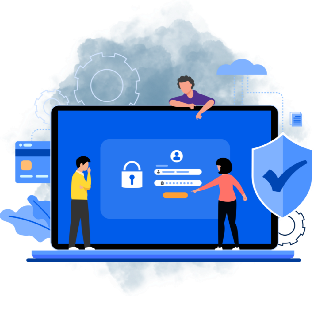 Secure KPI Tracking Illustration